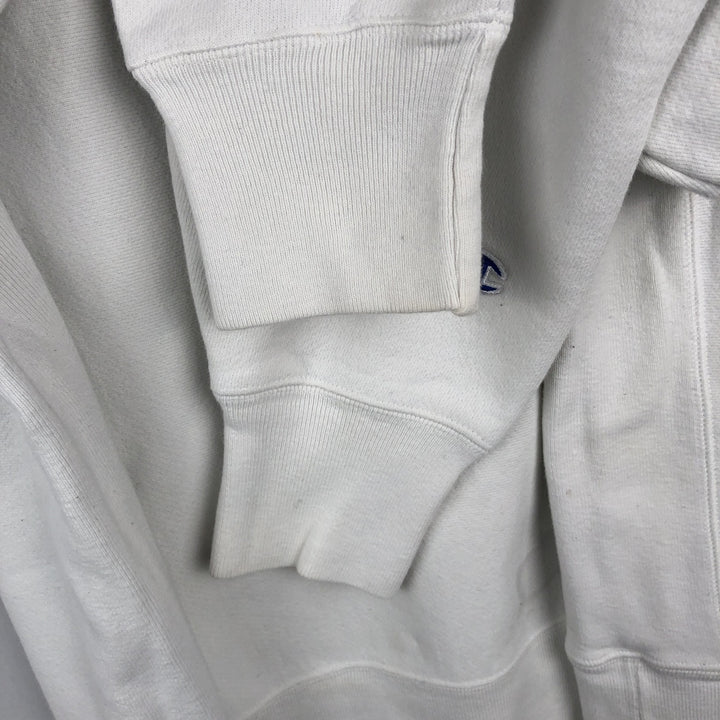 Champion Reverse Weave 3-Print College Sweatshirt, Men's Size L unclear pale white type Vintage Second Hand