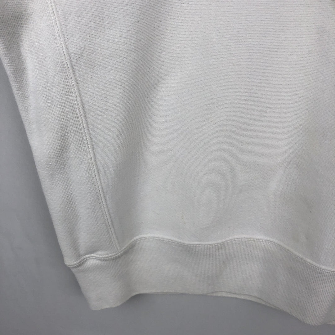 Champion Reverse Weave 3-Print College Sweatshirt, Men's Size L unclear pale white type Vintage Second Hand