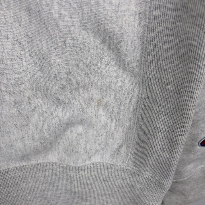 Champion REVERSE WEAVE Reverse Weave Printed Sweatshirt Trainer Men's L size cotton gray type Vintage Second Hand
