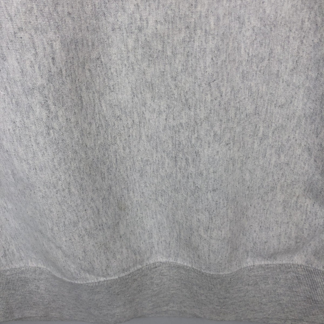 Champion REVERSE WEAVE Reverse Weave Printed Sweatshirt Trainer Men's L size cotton gray type Vintage Second Hand