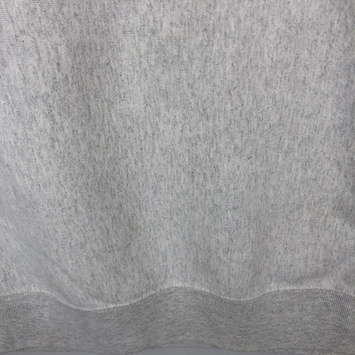 Champion REVERSE WEAVE Reverse Weave Printed Sweatshirt Trainer Men's L size cotton gray type Vintage Second Hand