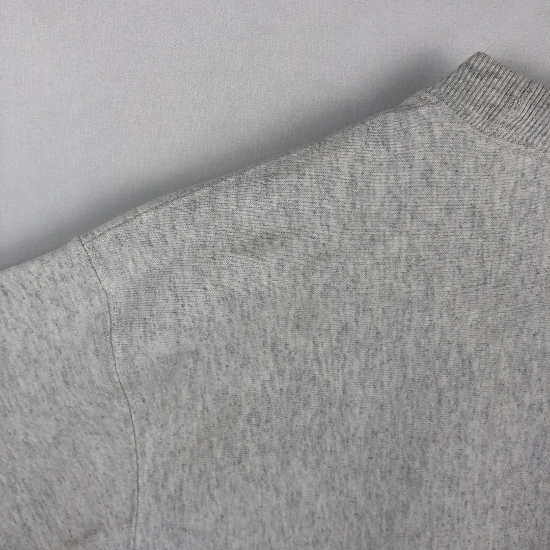 Champion REVERSE WEAVE Reverse Weave Printed Sweatshirt Trainer Men's L size cotton gray type Vintage Second Hand