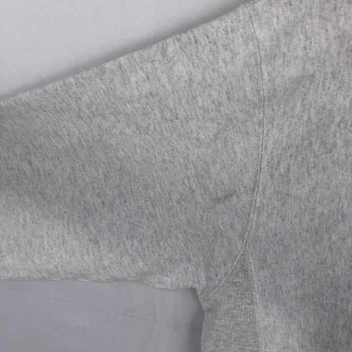 Champion REVERSE WEAVE Reverse Weave Printed Sweatshirt Trainer Men's L size cotton gray type Vintage Second Hand