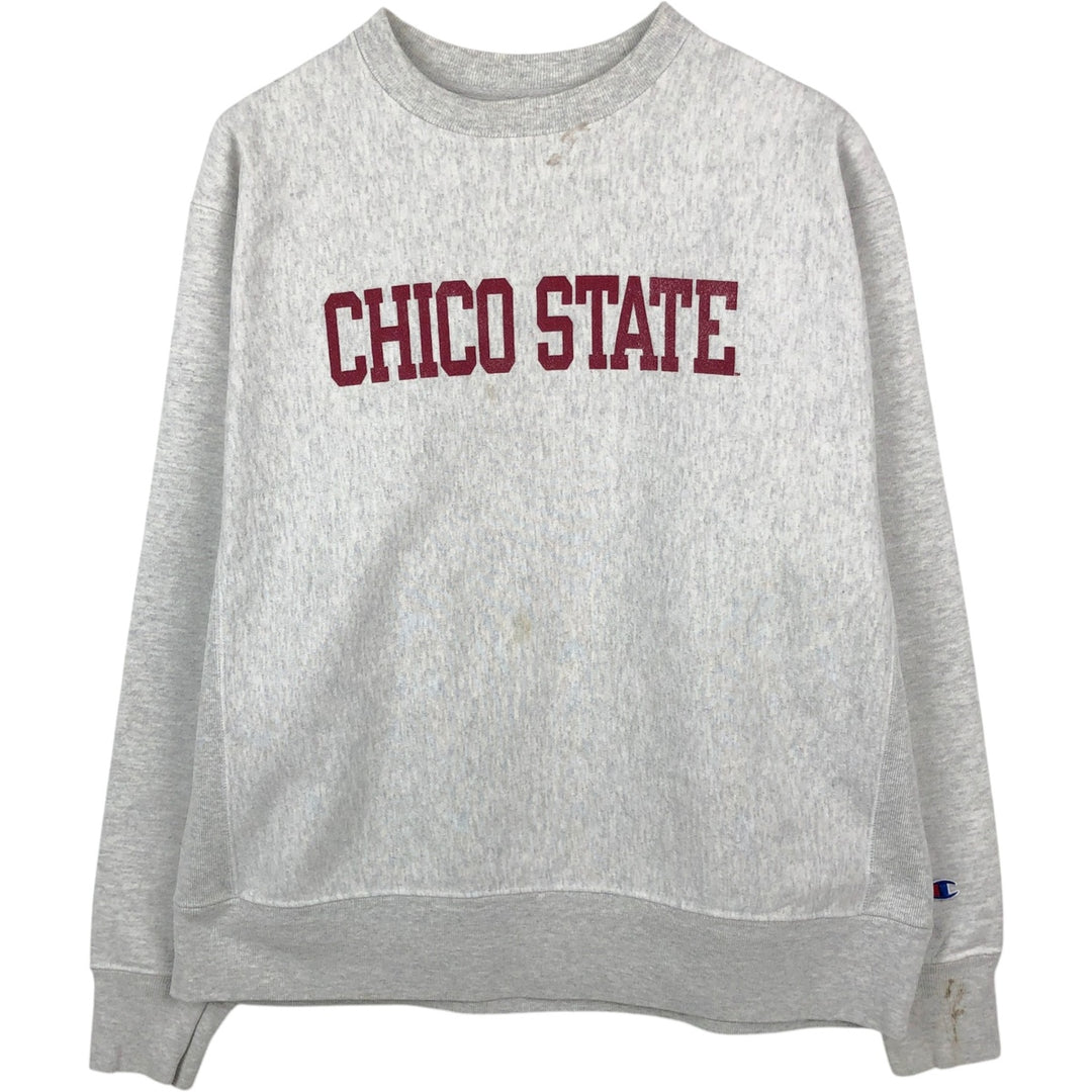 Champion REVERSE WEAVE Reverse Weave College Sweatshirt Trainer Men's L size unclear gray type Vintage Second Hand