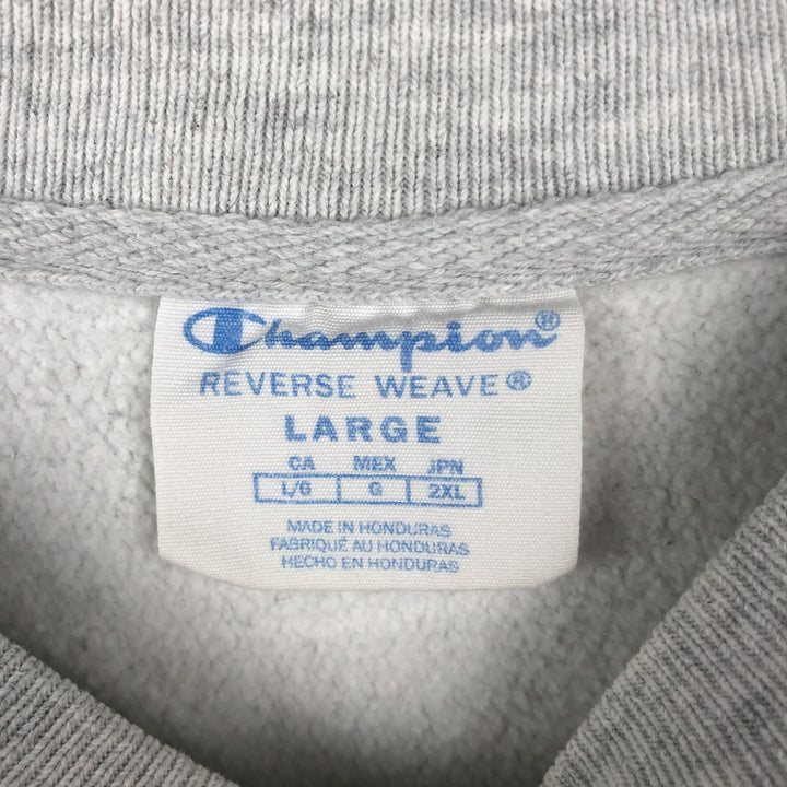 Champion REVERSE WEAVE Reverse Weave College Sweatshirt Trainer Men's L size unclear gray type Vintage Second Hand