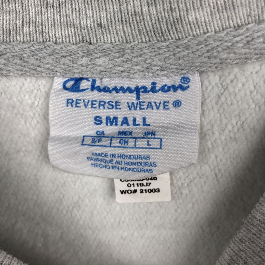 Champion REVERSE WEAVE Reverse Weave Print Sweatshirt, Men's Size Small cotton gray type Vintage Second Hand