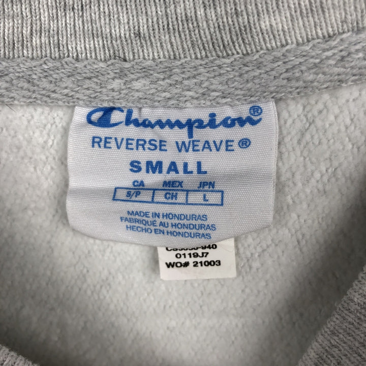 Champion REVERSE WEAVE Reverse Weave Print Sweatshirt, Men's Size Small cotton gray type Vintage Second Hand