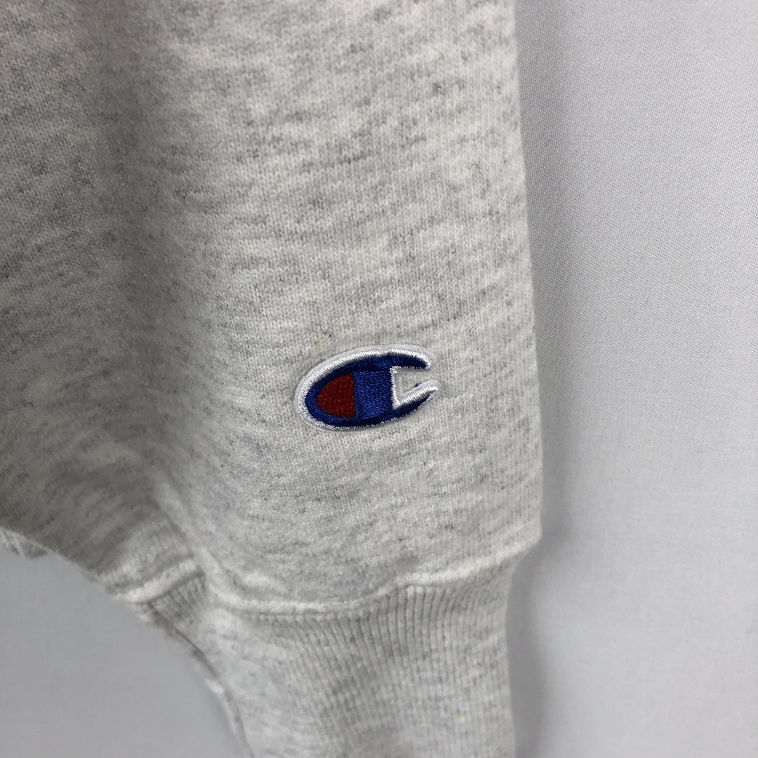 Champion REVERSE WEAVE Reverse Weave Print Sweatshirt, Men's Size Small cotton gray type Vintage Second Hand