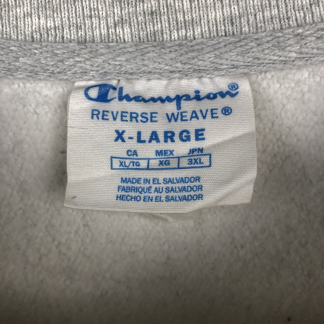 Champion REVERSE WEAVE Reverse Weave College Sweatshirt Trainer Men's XL unclear gray type Vintage Second Hand