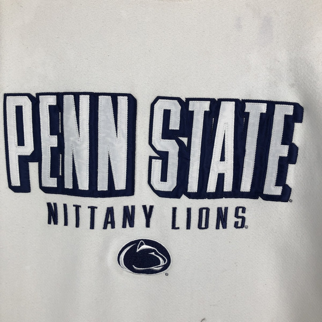 Champion Reverse Weave PENN STATE University College Sweatshirt, Men's Size Large cotton white type Vintage Second Hand