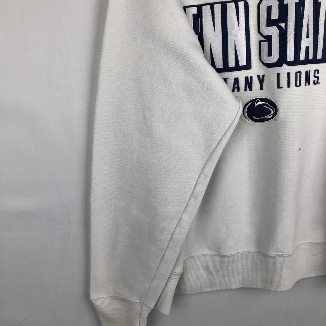 Champion Reverse Weave PENN STATE University College Sweatshirt, Men's Size Large cotton white type Vintage Second Hand
