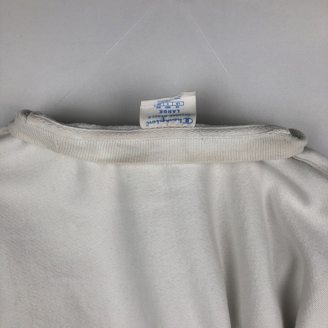 Champion Reverse Weave PENN STATE University College Sweatshirt, Men's Size Large cotton white type Vintage Second Hand
