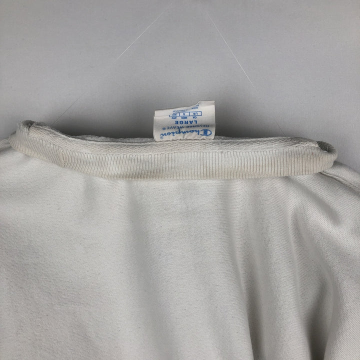 Champion Reverse Weave PENN STATE University College Sweatshirt, Men's Size Large cotton white type Vintage Second Hand