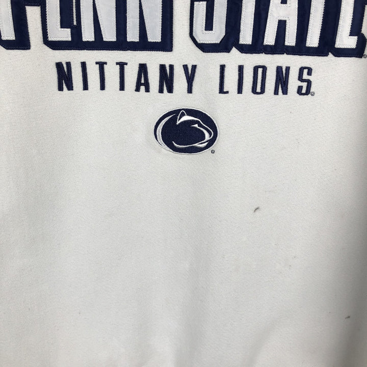 Champion Reverse Weave PENN STATE University College Sweatshirt, Men's Size Large cotton white type Vintage Second Hand