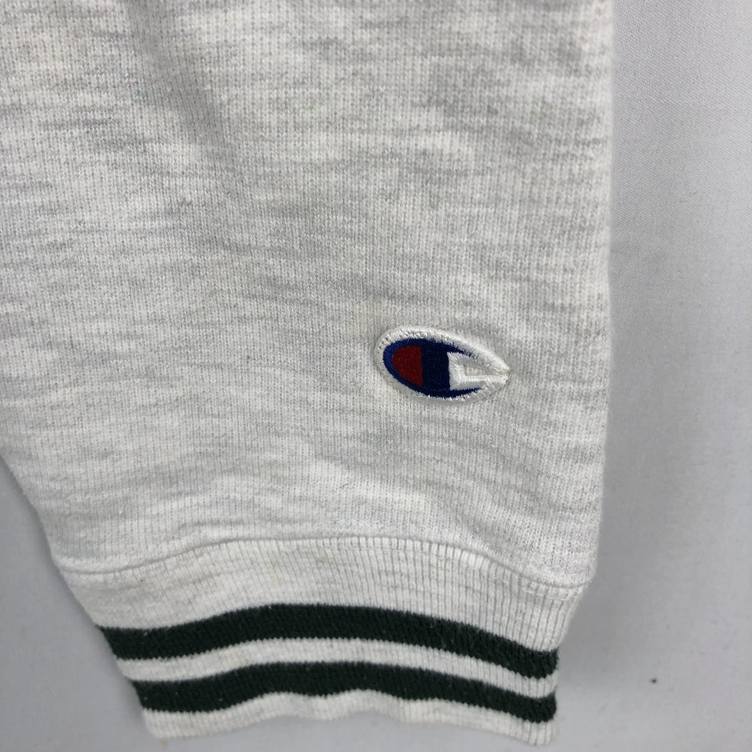 Champion Reverse Weave 3-Piece Print Michigan State University College Sweatshirt (Men's Size M) unclear gray type Vintage Second Hand