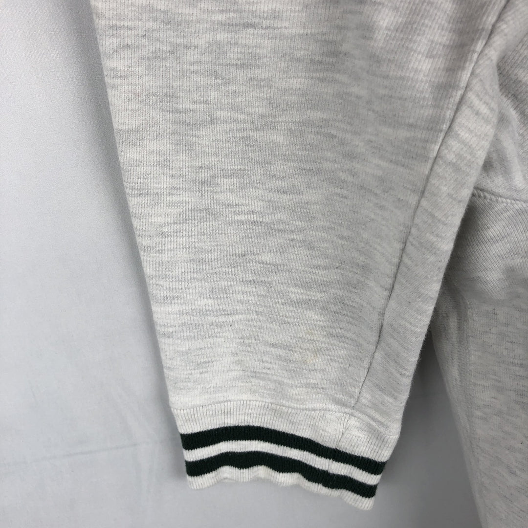 Champion Reverse Weave 3-Piece Print Michigan State University College Sweatshirt (Men's Size M) unclear gray type Vintage Second Hand