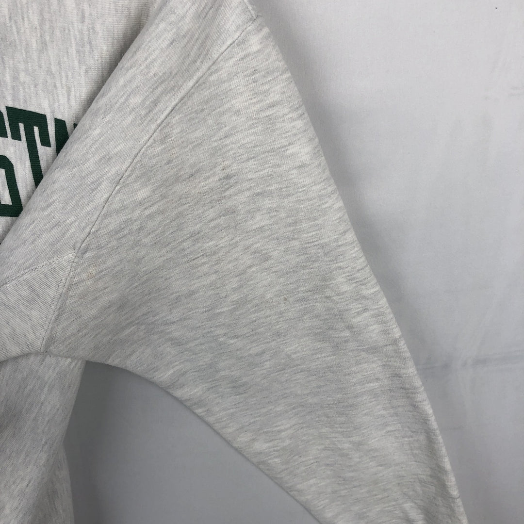 Champion Reverse Weave 3-Piece Print Michigan State University College Sweatshirt (Men's Size M) unclear gray type Vintage Second Hand