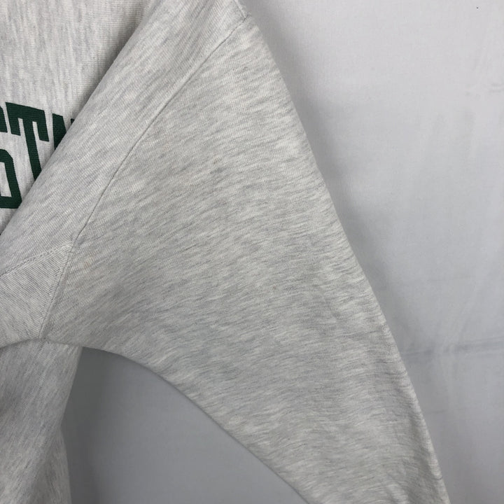 Champion Reverse Weave 3-Piece Print Michigan State University College Sweatshirt (Men's Size M) unclear gray type Vintage Second Hand