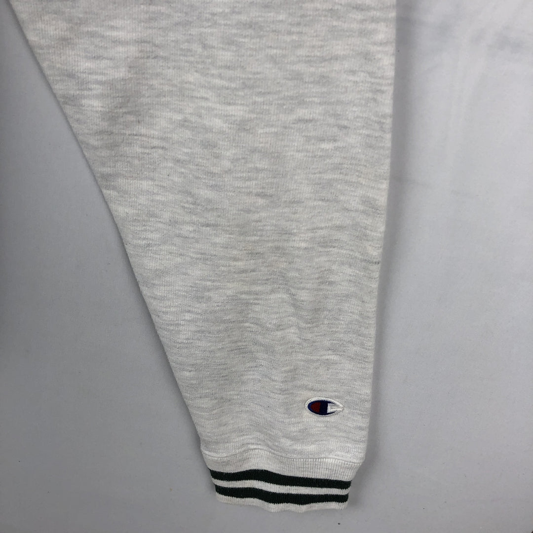 Champion Reverse Weave 3-Piece Print Michigan State University College Sweatshirt (Men's Size M) unclear gray type Vintage Second Hand