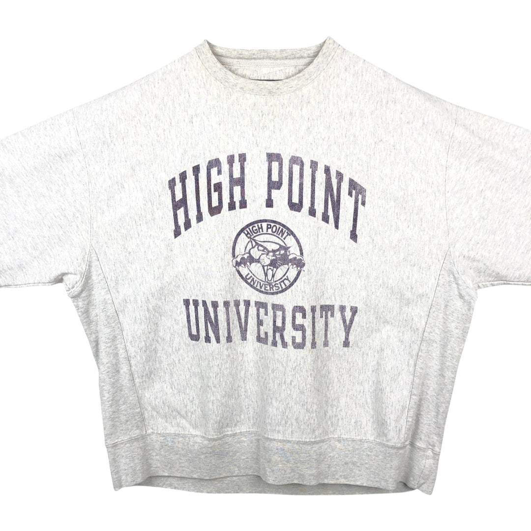 2000'S Champion Original Reverse Weave Triple Print College Sweatshirt (Men's XL equivalent) cotton gray type Vintage Second Hand