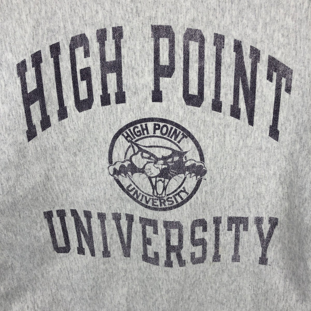 2000'S Champion Original Reverse Weave Triple Print College Sweatshirt (Men's XL equivalent) cotton gray type Vintage Second Hand