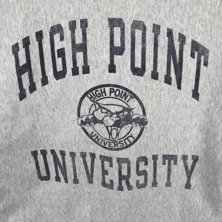 2000'S Champion Original Reverse Weave Triple Print College Sweatshirt (Men's XL equivalent) cotton gray type Vintage Second Hand
