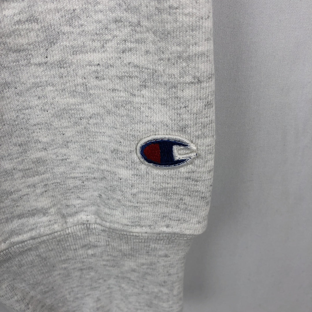 2000'S Champion Original Reverse Weave Triple Print College Sweatshirt (Men's XL equivalent) cotton gray type Vintage Second Hand