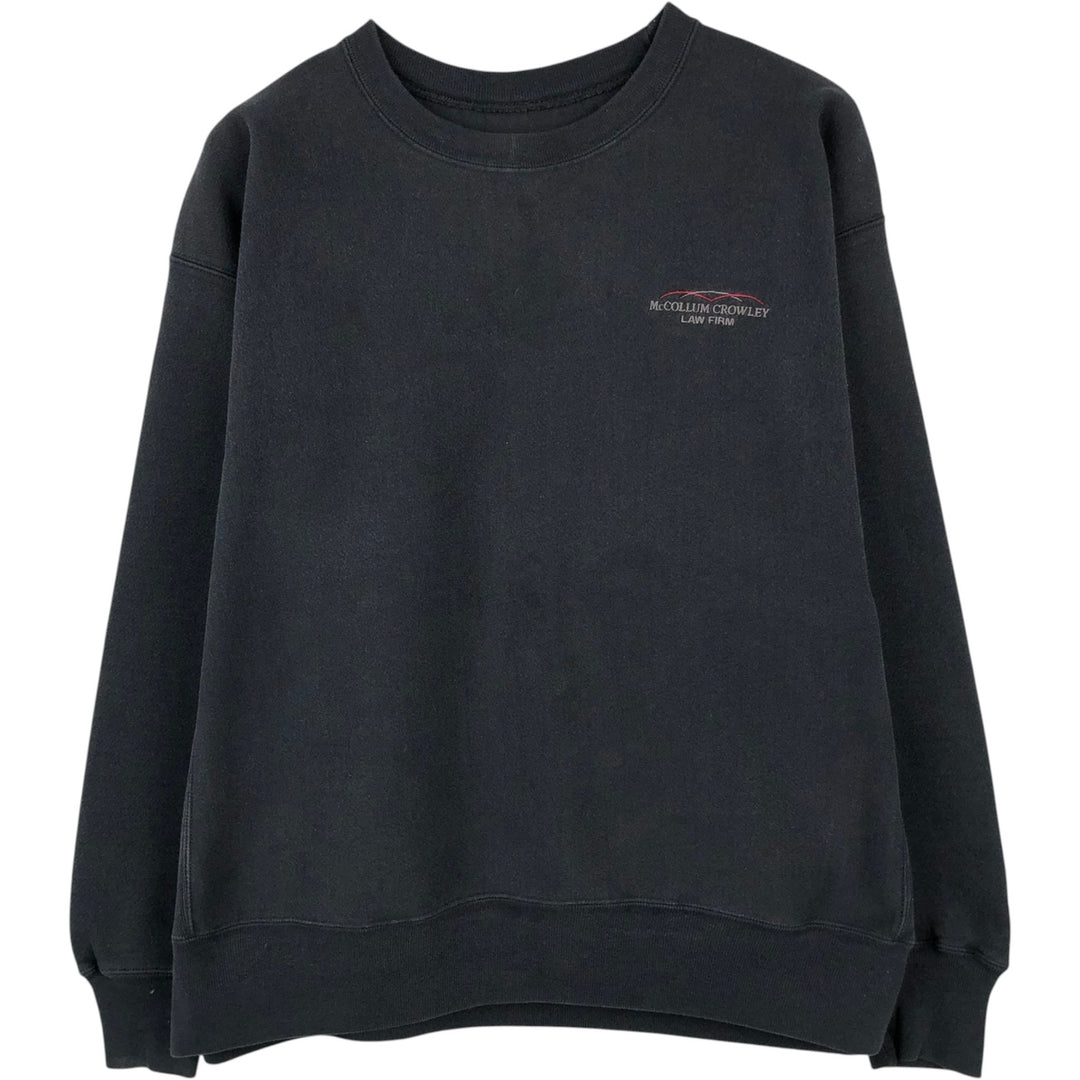 00'S Champion PREMIUM REVERSE WEAVE Premium Reverse Weave Sweatshirt Trainer Men's XL size unclear black type Vintage Second Hand