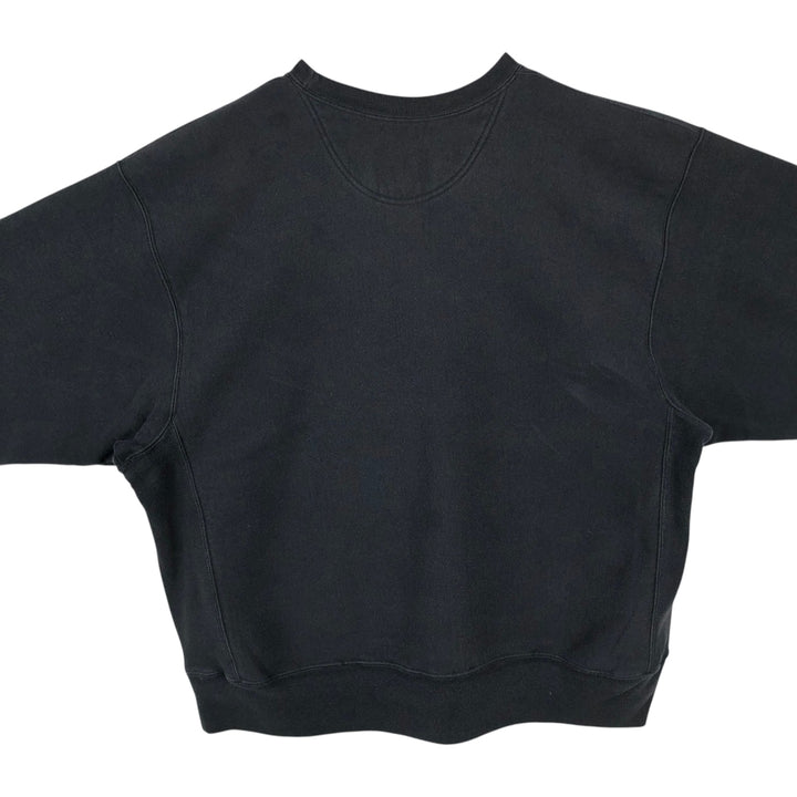 00'S Champion PREMIUM REVERSE WEAVE Premium Reverse Weave Sweatshirt Trainer Men's XL size unclear black type Vintage Second Hand