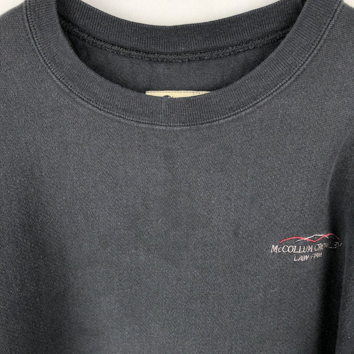00'S Champion PREMIUM REVERSE WEAVE Premium Reverse Weave Sweatshirt Trainer Men's XL size unclear black type Vintage Second Hand