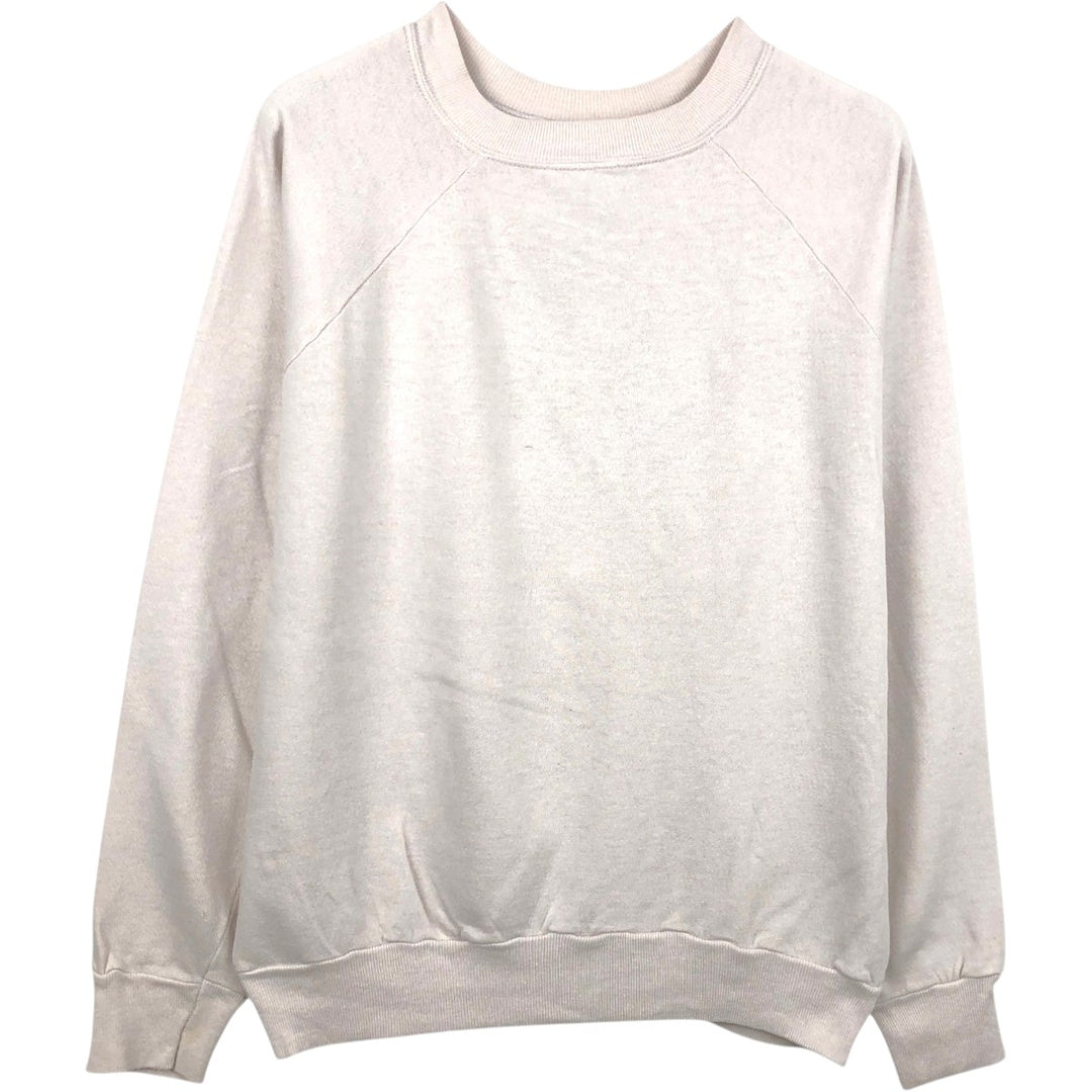 Printed sweatshirt, men's size L unclear Beige type Vintage Second Hand