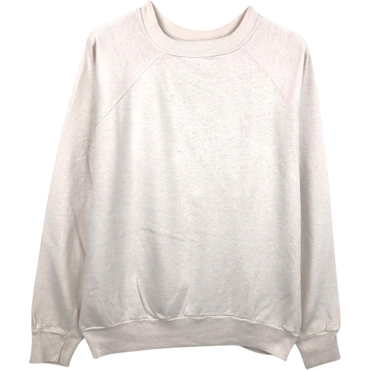 Printed sweatshirt, men's size L unclear Beige type Vintage Second Hand