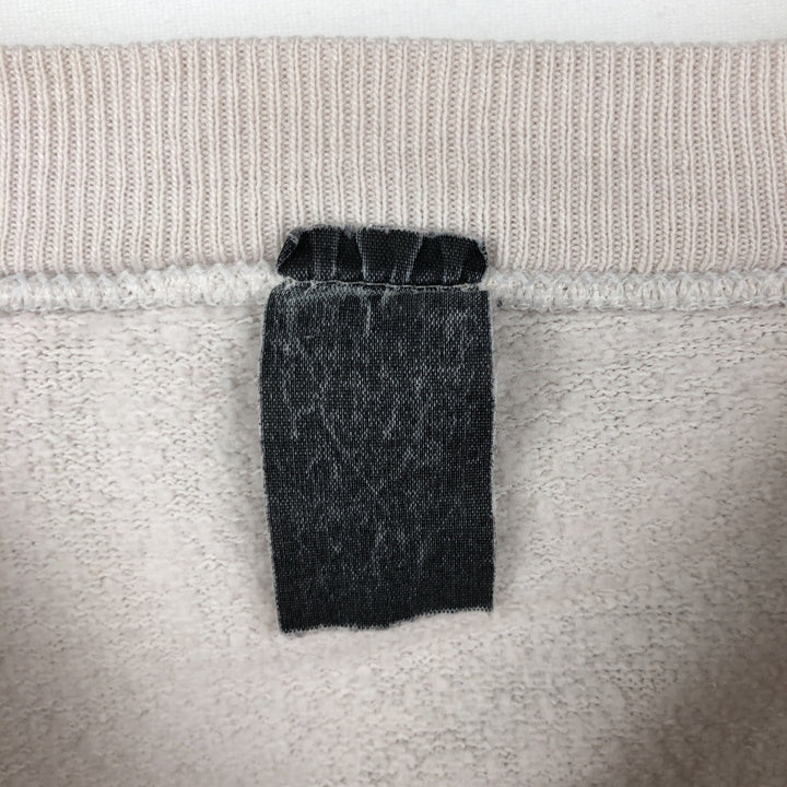 Printed sweatshirt, men's size L unclear Beige type Vintage Second Hand