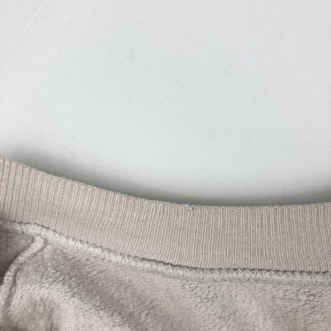 Printed sweatshirt, men's size L unclear Beige type Vintage Second Hand