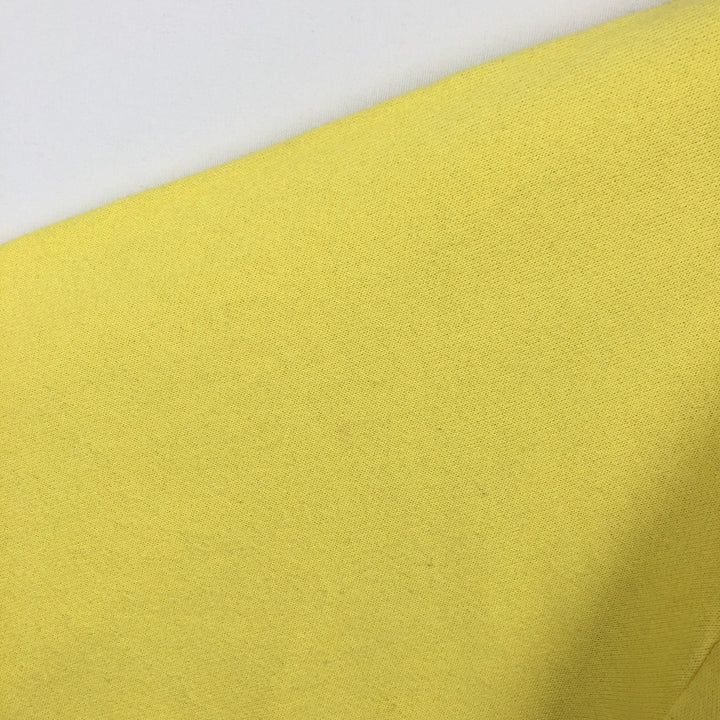 90'S Fruit of the Loom printed sweatshirt, made in the USA, men's size L, vintage cotton yellow type Vintage Second Hand