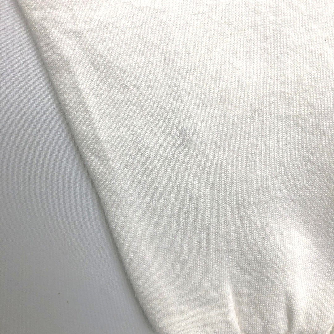 80s-90'S Jerzees American flag print sweatshirt, made in USA, men's size L equivalent, vintage. cotton white type Vintage Second Hand