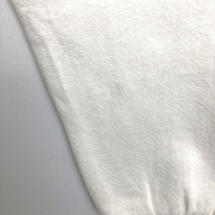 80s-90'S Jerzees American flag print sweatshirt, made in USA, men's size L equivalent, vintage. cotton white type Vintage Second Hand