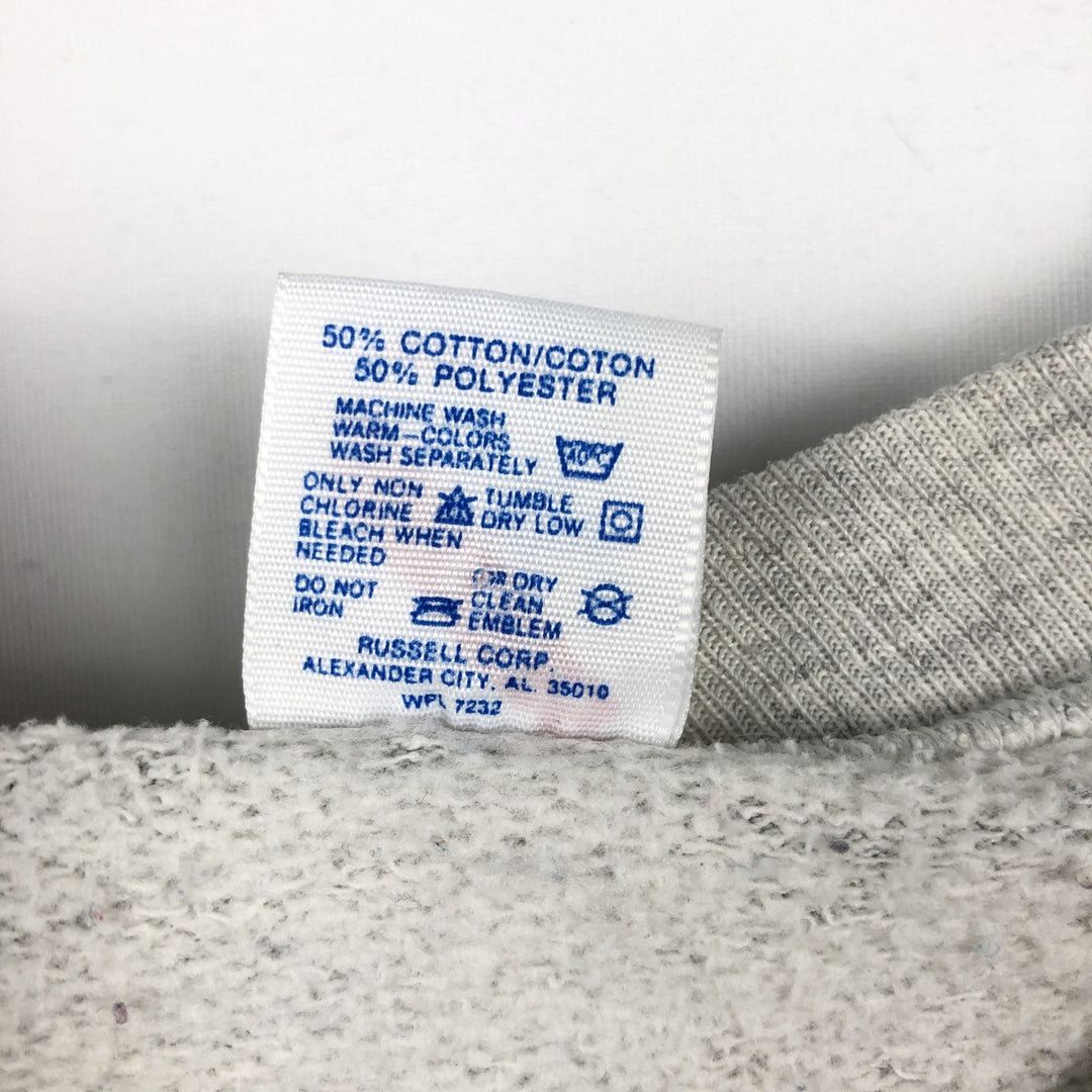 80s-90'S Jerzees SOUTH DAKOTA Print Sweatshirt, Made in USA, Men's XL equivalent, Vintage cotton gray type Vintage Second Hand