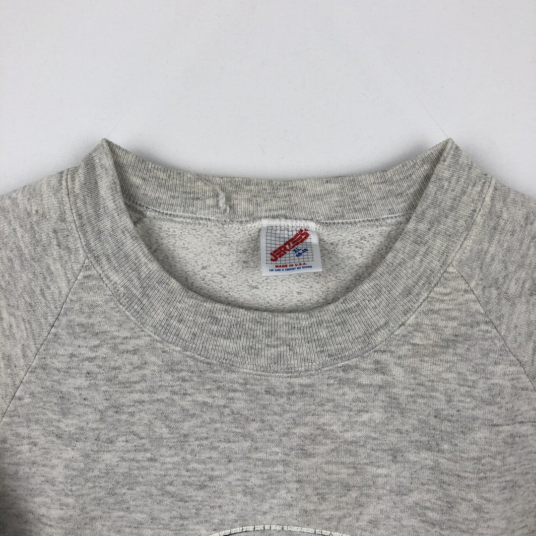 80s-90'S Jerzees SOUTH DAKOTA Print Sweatshirt, Made in USA, Men's XL equivalent, Vintage cotton gray type Vintage Second Hand