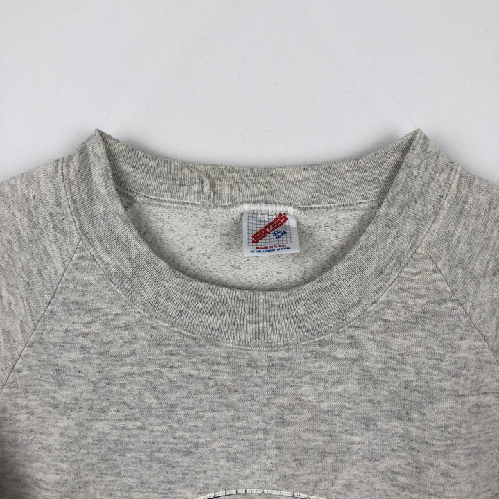 80s-90'S Jerzees SOUTH DAKOTA Print Sweatshirt, Made in USA, Men's XL equivalent, Vintage cotton gray type Vintage Second Hand