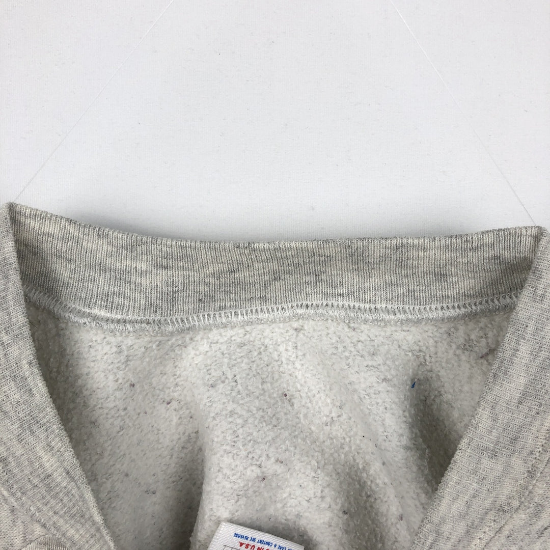 80s-90'S Jerzees SOUTH DAKOTA Print Sweatshirt, Made in USA, Men's XL equivalent, Vintage cotton gray type Vintage Second Hand