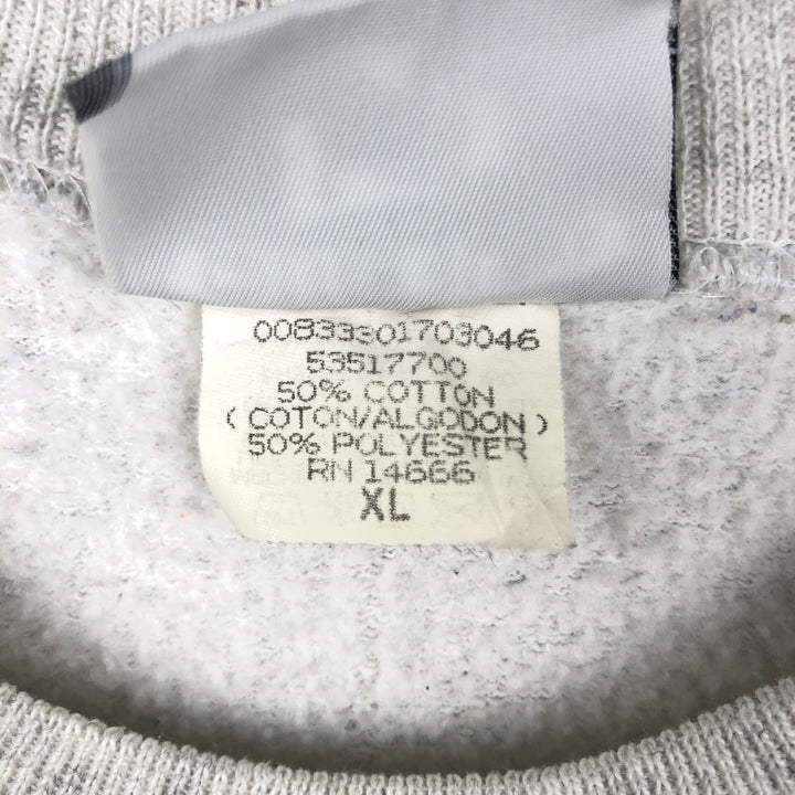 Vintage 90'S Lee college sweatshirt, made in the USA, men's size XL cotton gray type Vintage Second Hand