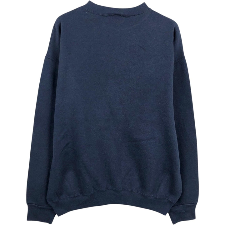 Bodacious American flag pattern sweatshirt, made in USA, men's size XL. cotton navy blue type Vintage Second Hand