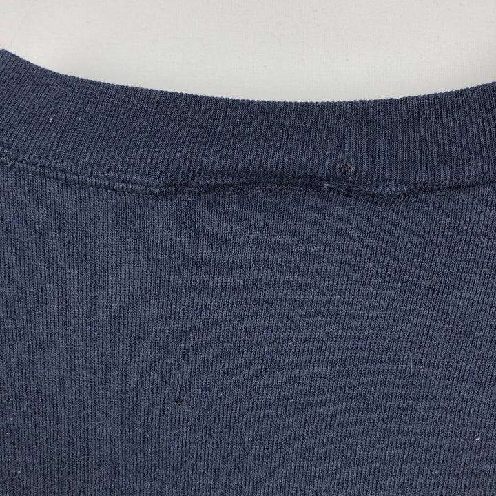 Bodacious American flag pattern sweatshirt, made in USA, men's size XL. cotton navy blue type Vintage Second Hand