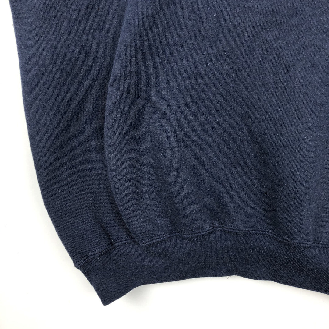 Bodacious American flag pattern sweatshirt, made in USA, men's size XL. cotton navy blue type Vintage Second Hand