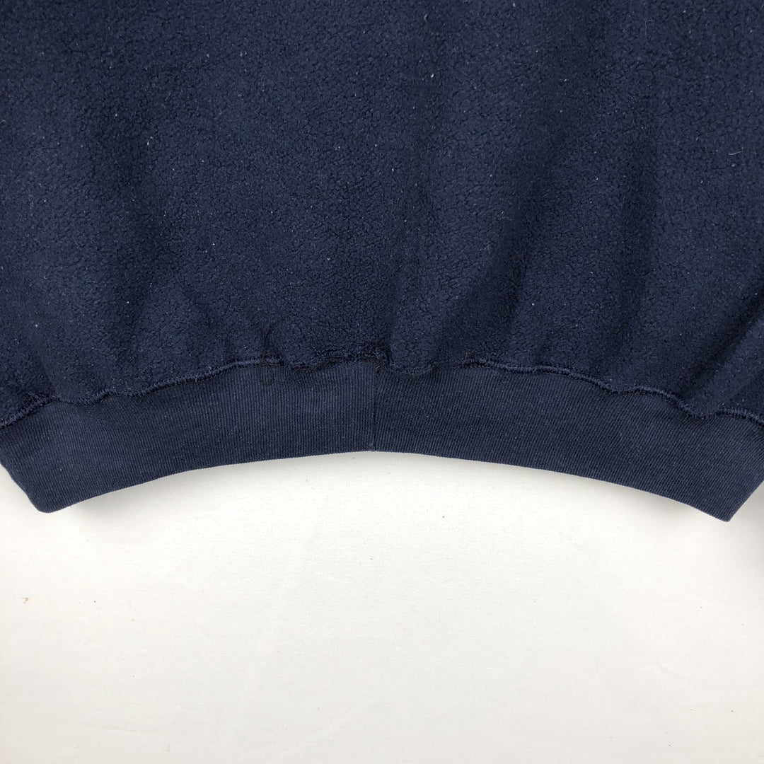 Bodacious American flag pattern sweatshirt, made in USA, men's size XL. cotton navy blue type Vintage Second Hand
