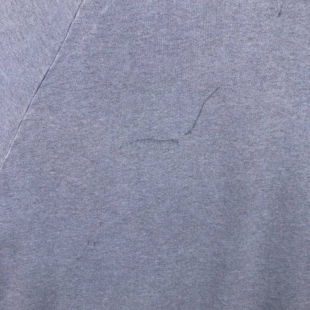 90'S Fruit of the Loom printed sweatshirt, made in the USA, men's XL size, vintage cotton Purple type blue-purple Vintage Second Hand
