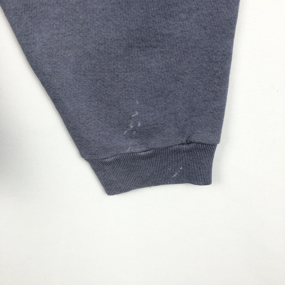 90'S Fruit of the Loom printed sweatshirt, made in the USA, men's XL size, vintage cotton Purple type blue-purple Vintage Second Hand