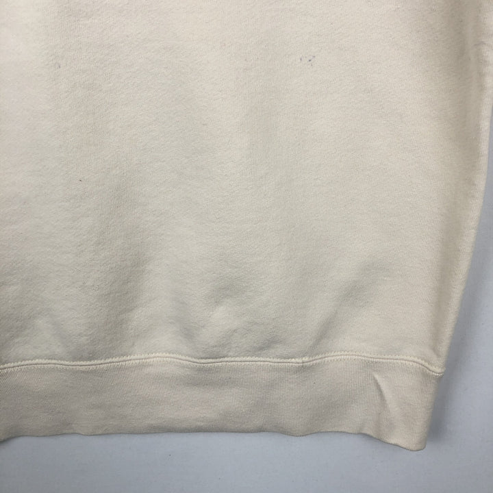 Vintage printed sweatshirt, made in the USA, size L, men's size L cotton unbleached Vintage Second Hand