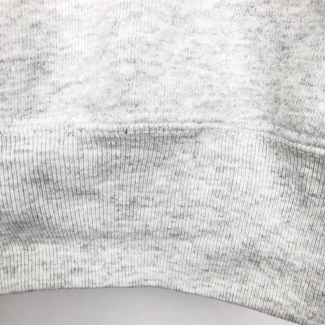 90'S Fruit of the Loom Super Cotton Print Sweatshirt, Made in USA, Men's XL equivalent, Vintage cotton gray type Vintage Second Hand